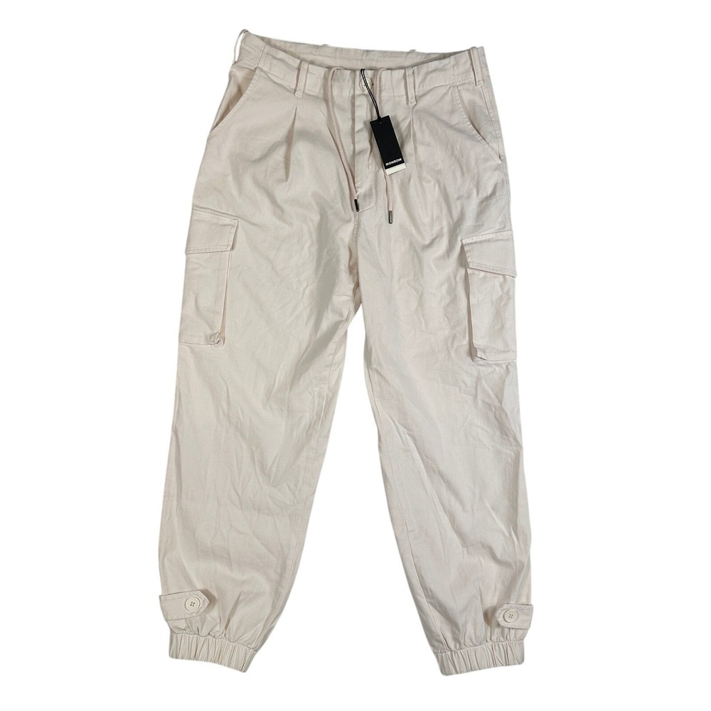 Monrow‎ Cotton Blend Cargo Jogger Pants Women Size M